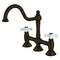 Kingston Brass KS3785PX Restoration Bridge Kitchen Faucet, Oil Rubbed Bronze KS3785PX - alternate 1